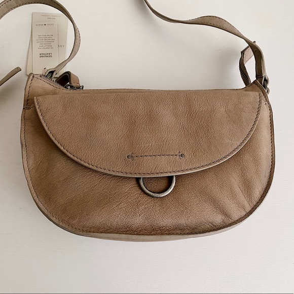 ✨New LUCKY BRAND Vala Leather Crossbody Bag Cinder - Picture 3 of 13